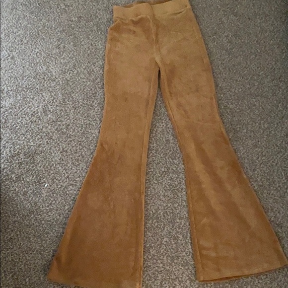 corduroy flared legging